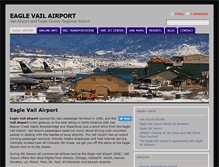 Tablet Screenshot of eaglevailairport.com